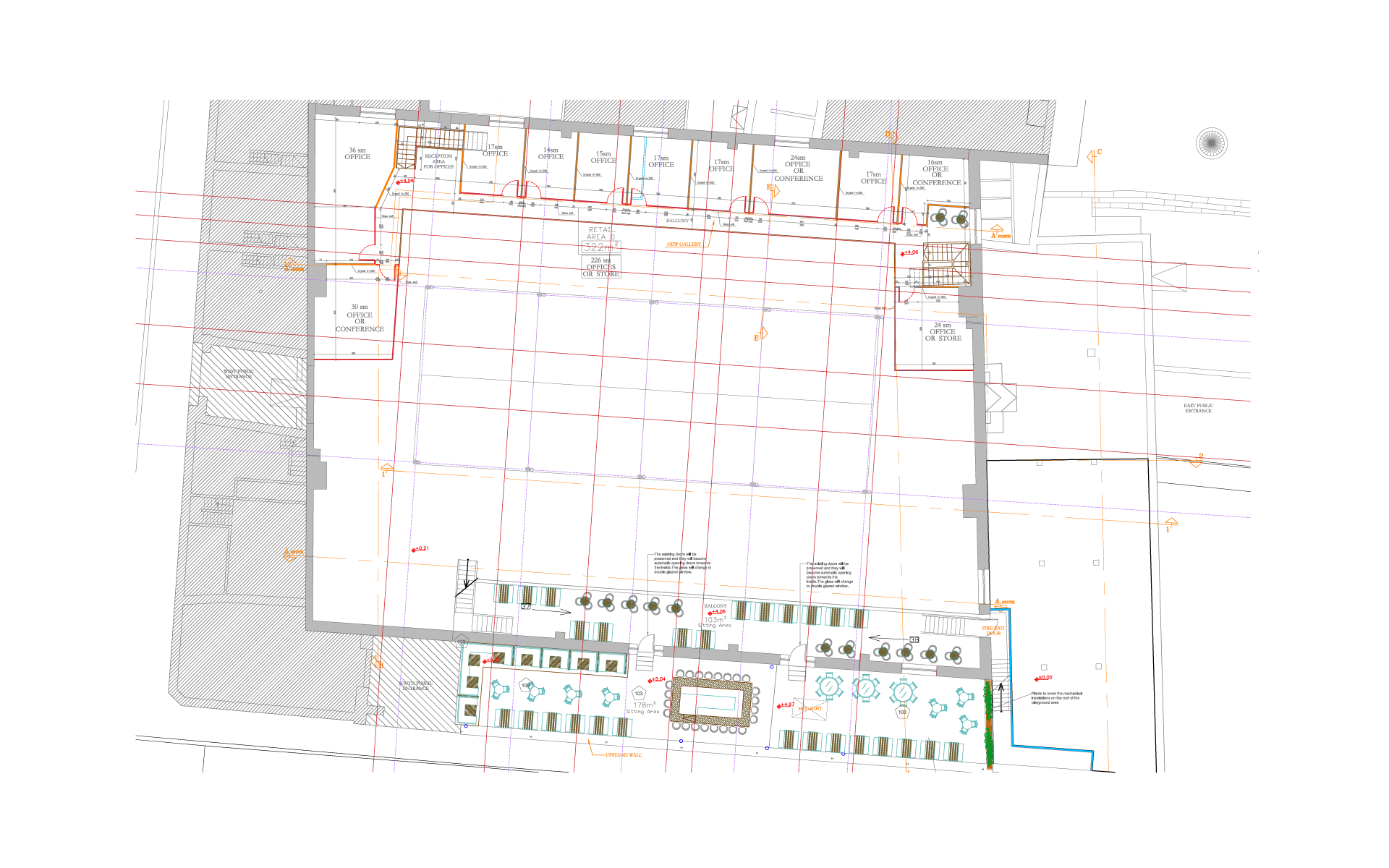 Second floor map